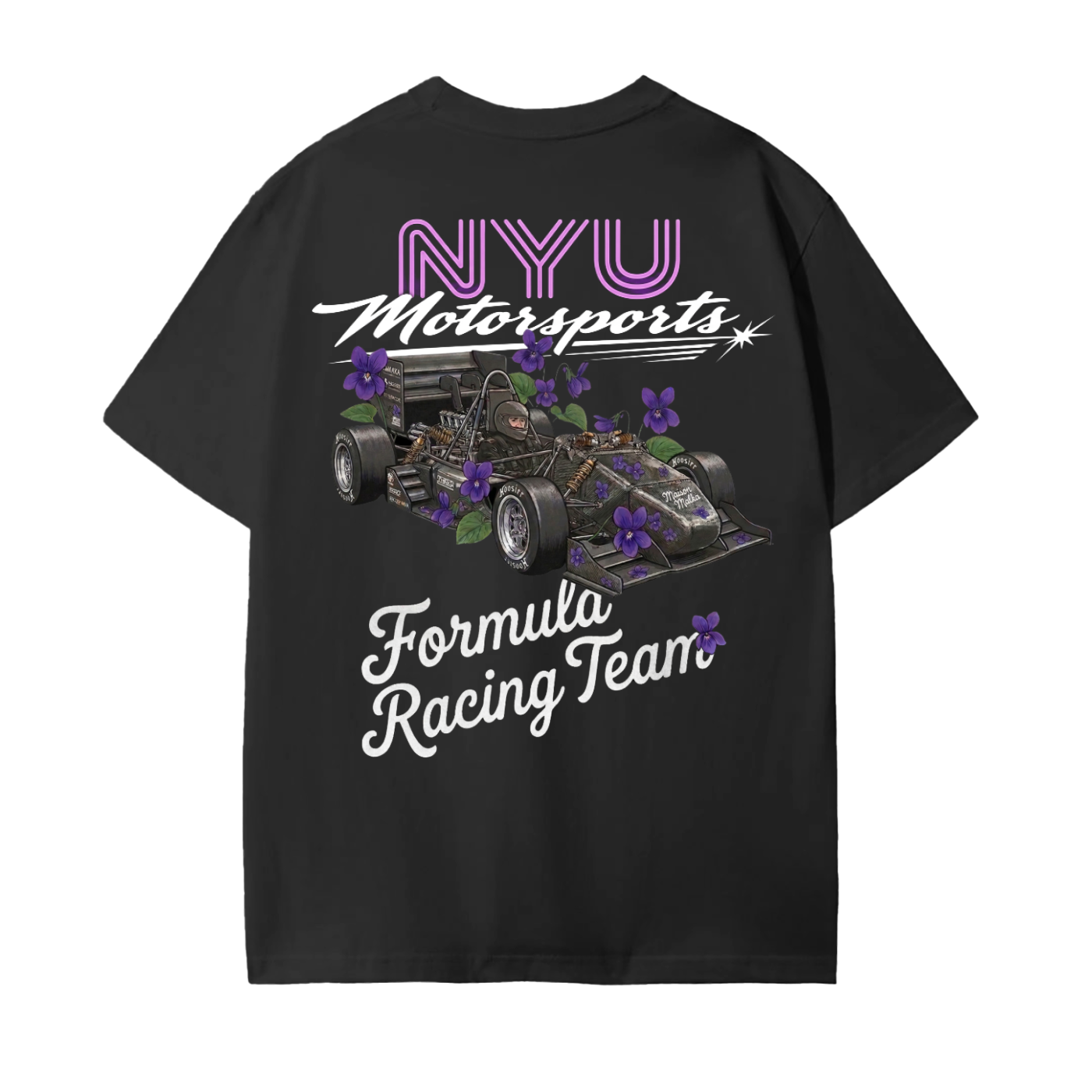 NYU "Violet Circuit" Formula Tee