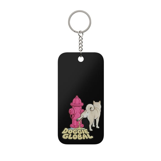 Marking Territory Keychain