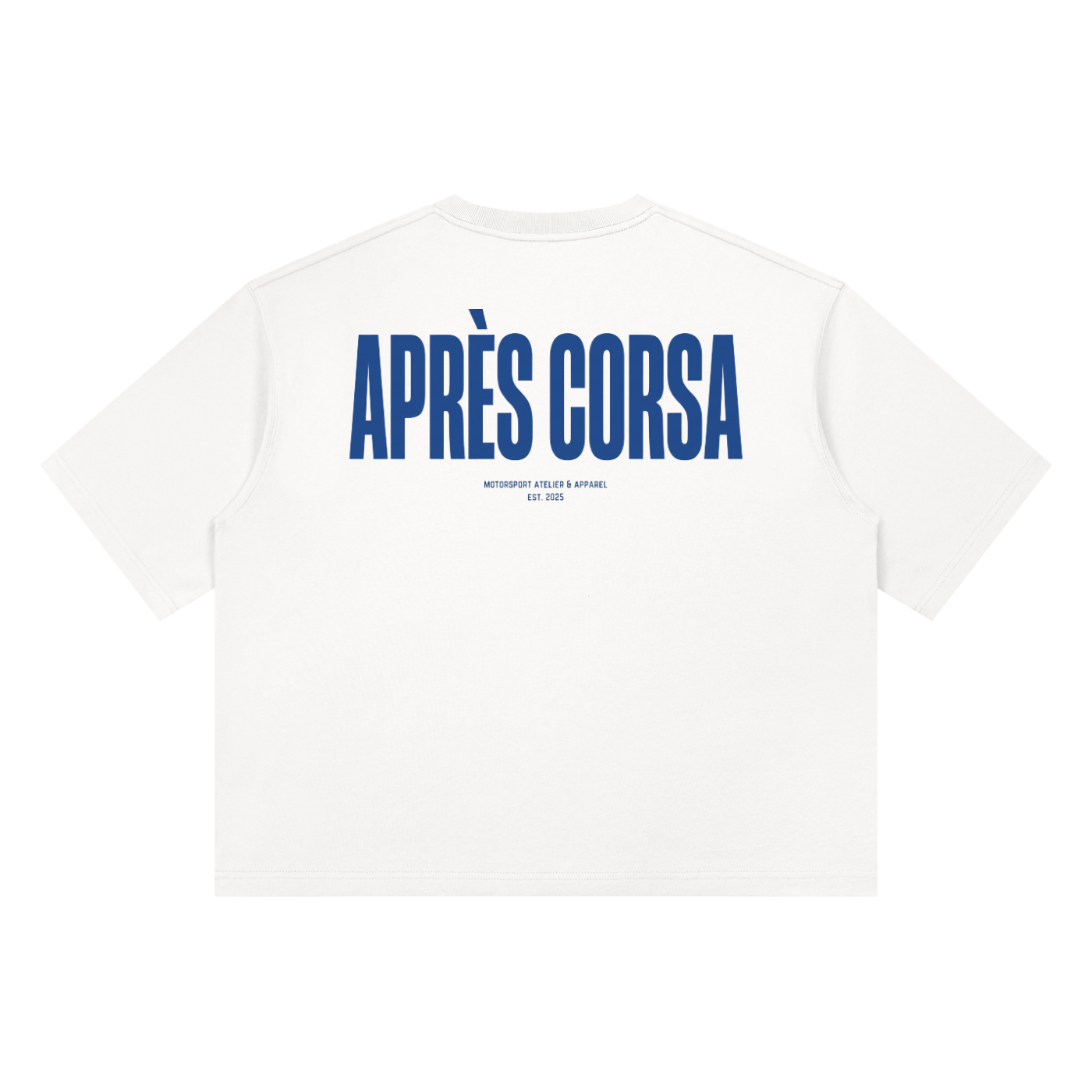 Smiles & Miles Heavyweight Boxy Tee-White