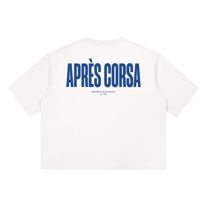 Smiles & Miles Heavyweight Boxy Tee-White