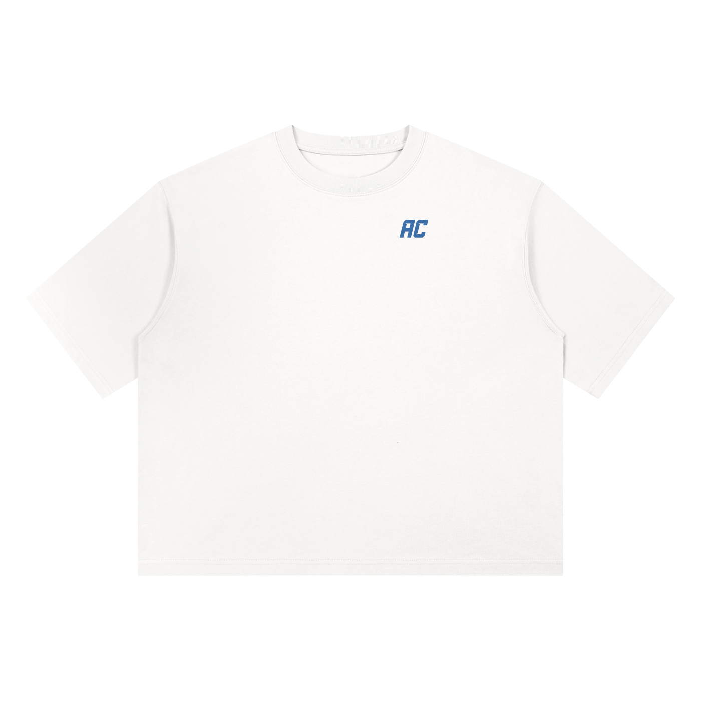 Smiles & Miles Heavyweight Boxy Tee-White