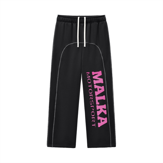 Dark Track Trousers-Pink