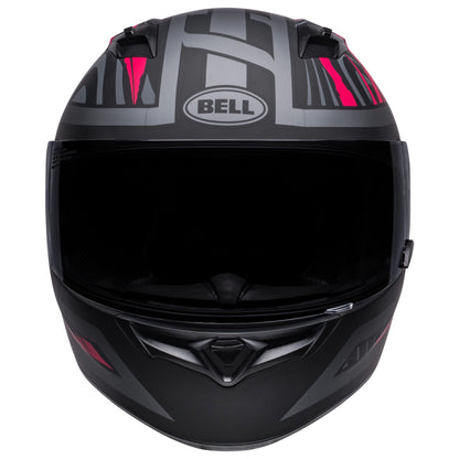 Qualifier Rebel helmet in Matte Black/Pink