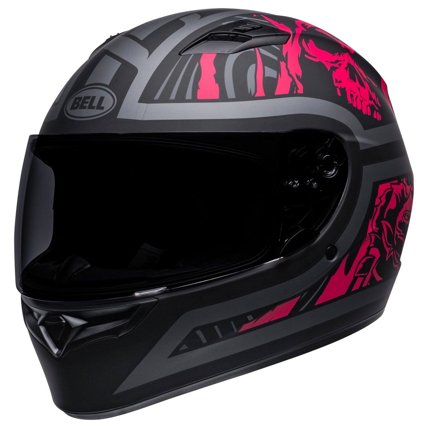 Qualifier Rebel helmet in Matte Black/Pink