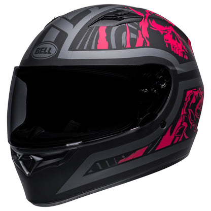 Qualifier Rebel helmet in Matte Black/Pink