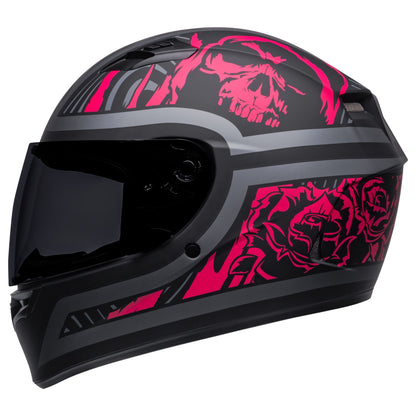 Qualifier Rebel helmet in Matte Black/Pink