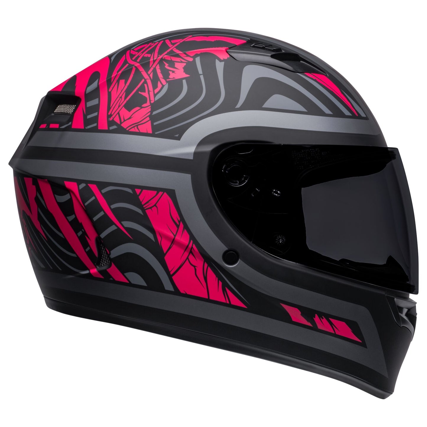 Qualifier Rebel helmet in Matte Black/Pink