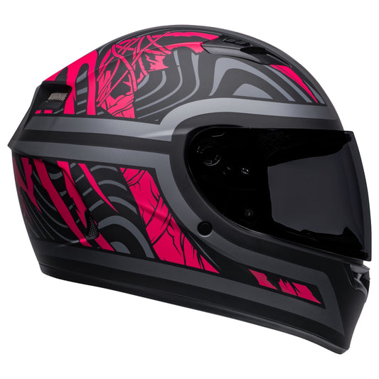 Qualifier Rebel helmet in Matte Black/Pink