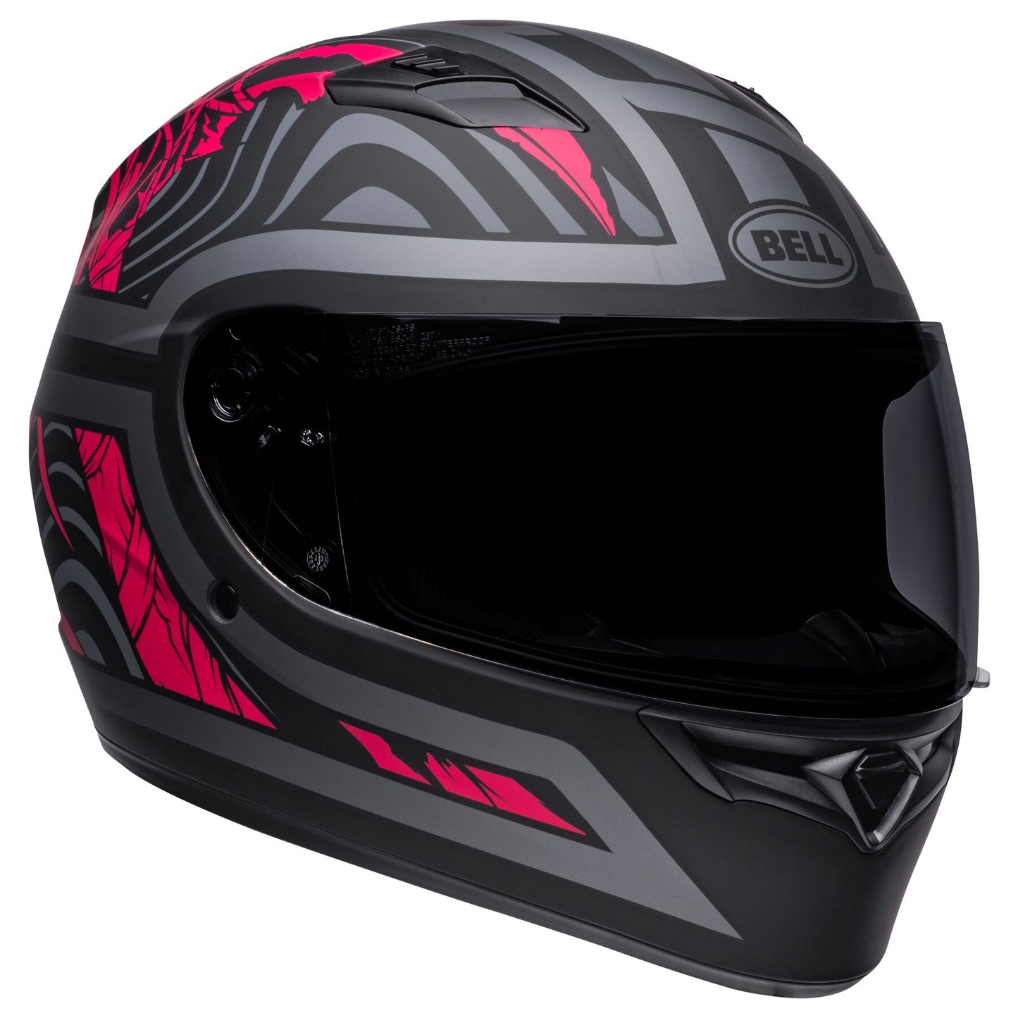 Qualifier Rebel helmet in Matte Black/Pink