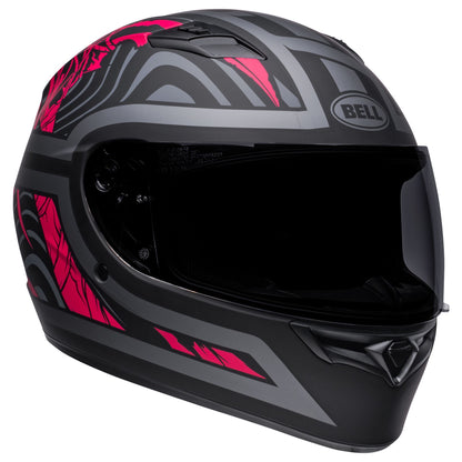Qualifier Rebel helmet in Matte Black/Pink