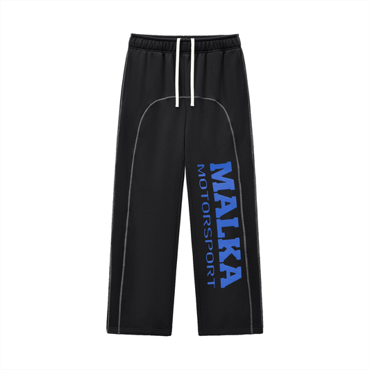 Dark Track Trousers-Blue