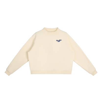 Barista Mock-Neck-Cream