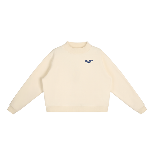 Barista Mock-Neck-Cream