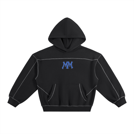 Dark Track Hoodie-Blue